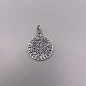 Colgante mandala rueda de la justicia